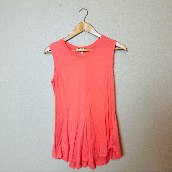 Anthropologie Women’s Eri + Ali Evie Peplum Tank Size  Medium - Picture 2 of 7